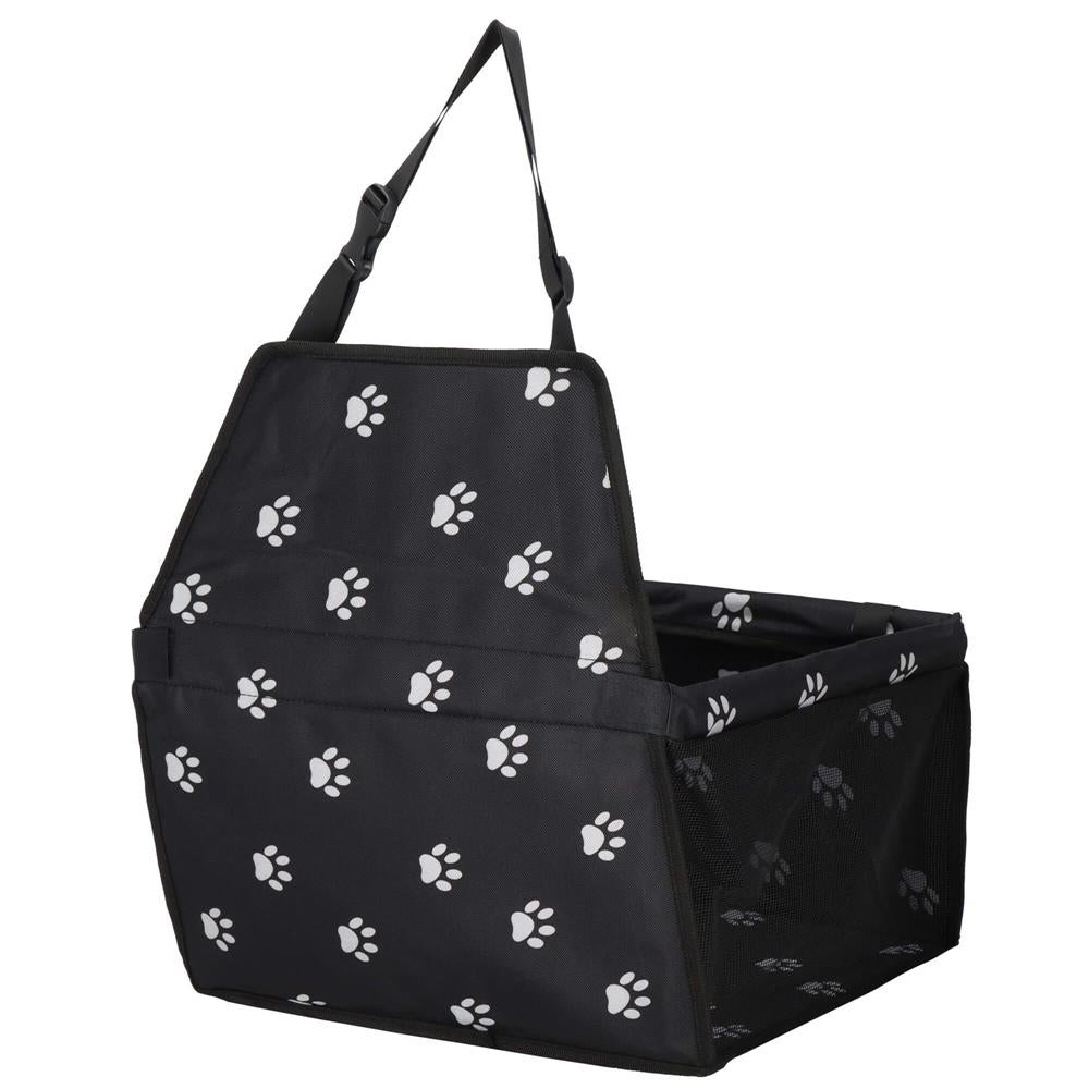 Geanta auto de transport animale de companie, caini si pisci, negru, 40x43x30cm