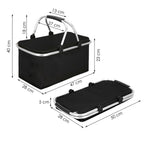 Geanta pentru picnic sau plaja, termoizolanta, 28 litri, negru