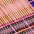 Set de pictura si desen pentru copii, 258 de piese, trusa plastic roz