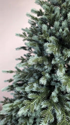 Brad artificial Christmas Deluxe by , Alaska Select verde argintiu, integral 3D, 180 cm