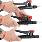 Pompa de stropit manual 8L cu lance reglabila 63 cm, 2 duze si curea de umar