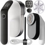 Aparat de curatat scame, 3 trepte, afisaj LCD, incarcare USB, pentru toate tipurile de tesaturi