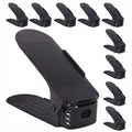(DL) Set 10 organizatoare pentru pantofi regalabile, plastic, culoare negru