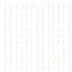 Perdea luminoasa 300 LED-uri, 3m, pentru interior/exterior, telecomanda, iluminare galbena