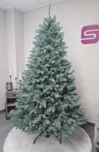 Brad artificial Christmas Deluxe by , Laponia Select argintiu, integral 3D, 230cm