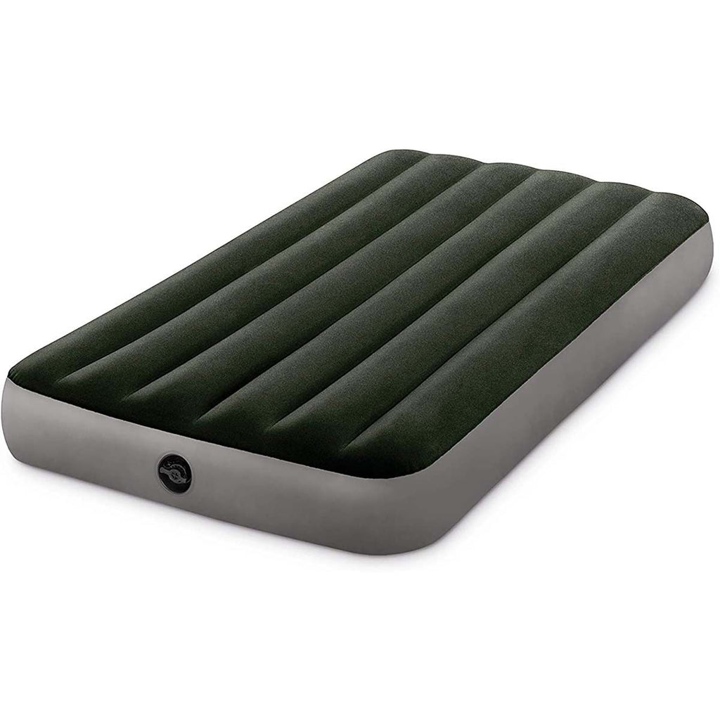 Saltea Intex Prestige Airbed Twin Dura-Beam pompa inclusa, 99x191x25cm
