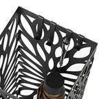 SONGMICS Suport metalic pentru umbrele, cu carlige si tava de picurare, 16x16x49cm, negru