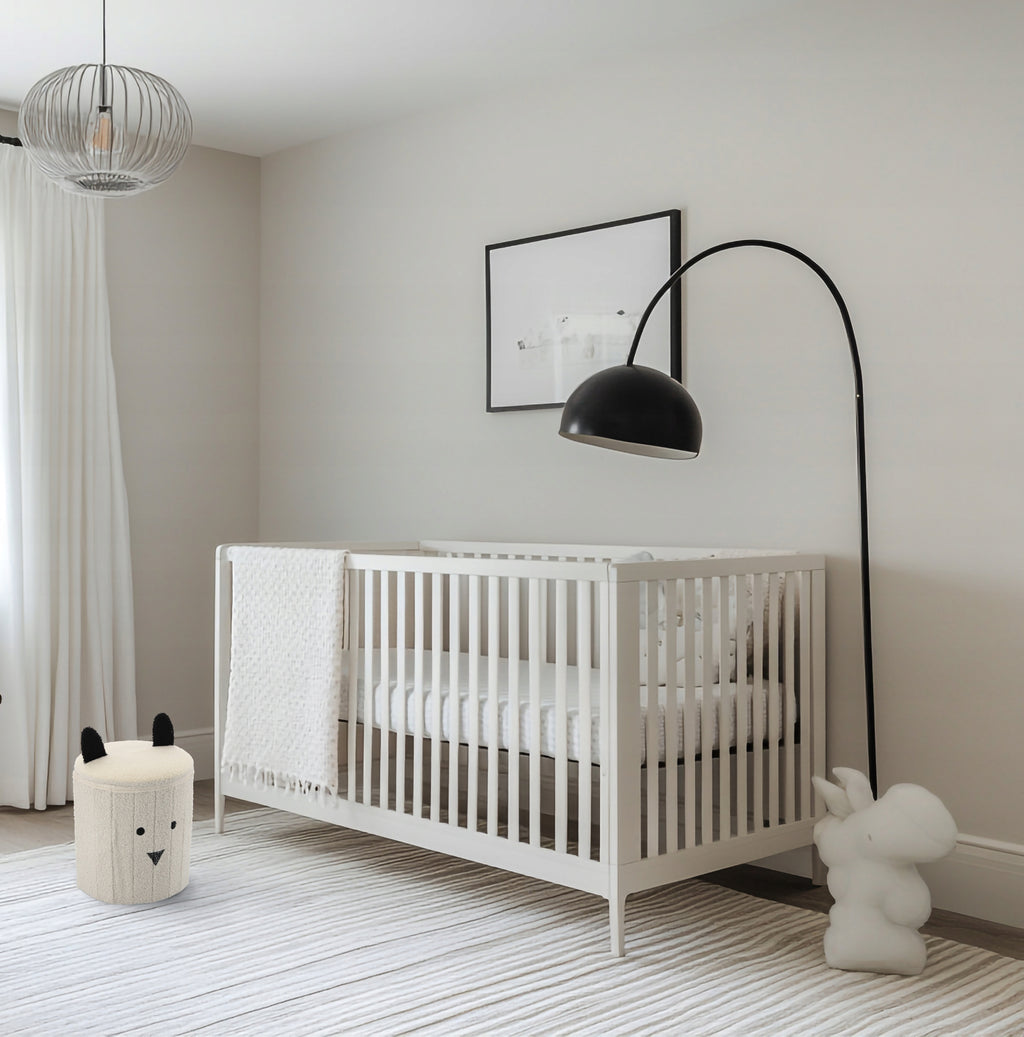 Taburet pentru copii, pliabil cu spatiu depozitare, 80kg, 28×34 cm, bej