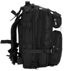 Rucsac militar pentru drumetie, impermeabil, ultra usor, 4 compartimente, culoare negru