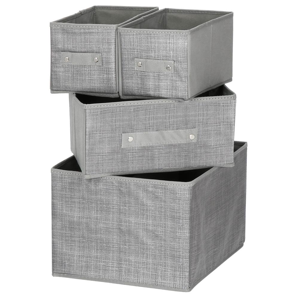 Organizator dulap tip lada cu 3 sertare, , gri