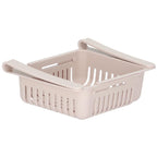 Organizator frigider, model cos extensibil, 16x28.5cm, crem