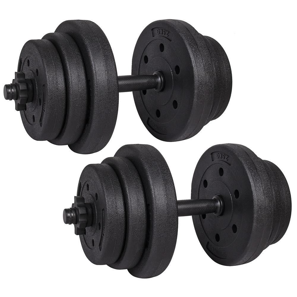 Set gantere reglabile 20kg (2x10kg) din compozit