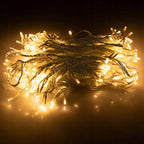 Ghirlanda luminoasa 300 LED-uri, 3m, pentru interior/exterior, telecomanda, iluminare galbena