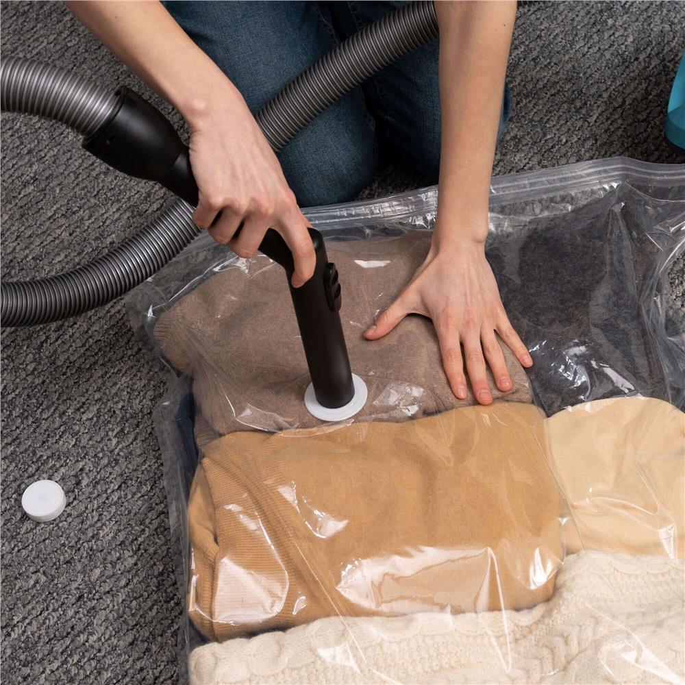 Set 12 saci de vidat haine, 4 dimensiuni diferite, transparent