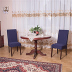 Husa universala pentru scaun, marime universala, poliester si spandex, 45 x 60 cm, bleumarin