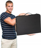 Masa pliabila metalica pentru gradina, plaja sau picnic, blat MDF, 60x42x27cm