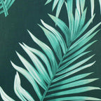 Husa pentru scaun, marime universala, poliester si spandex, verde cu model floral