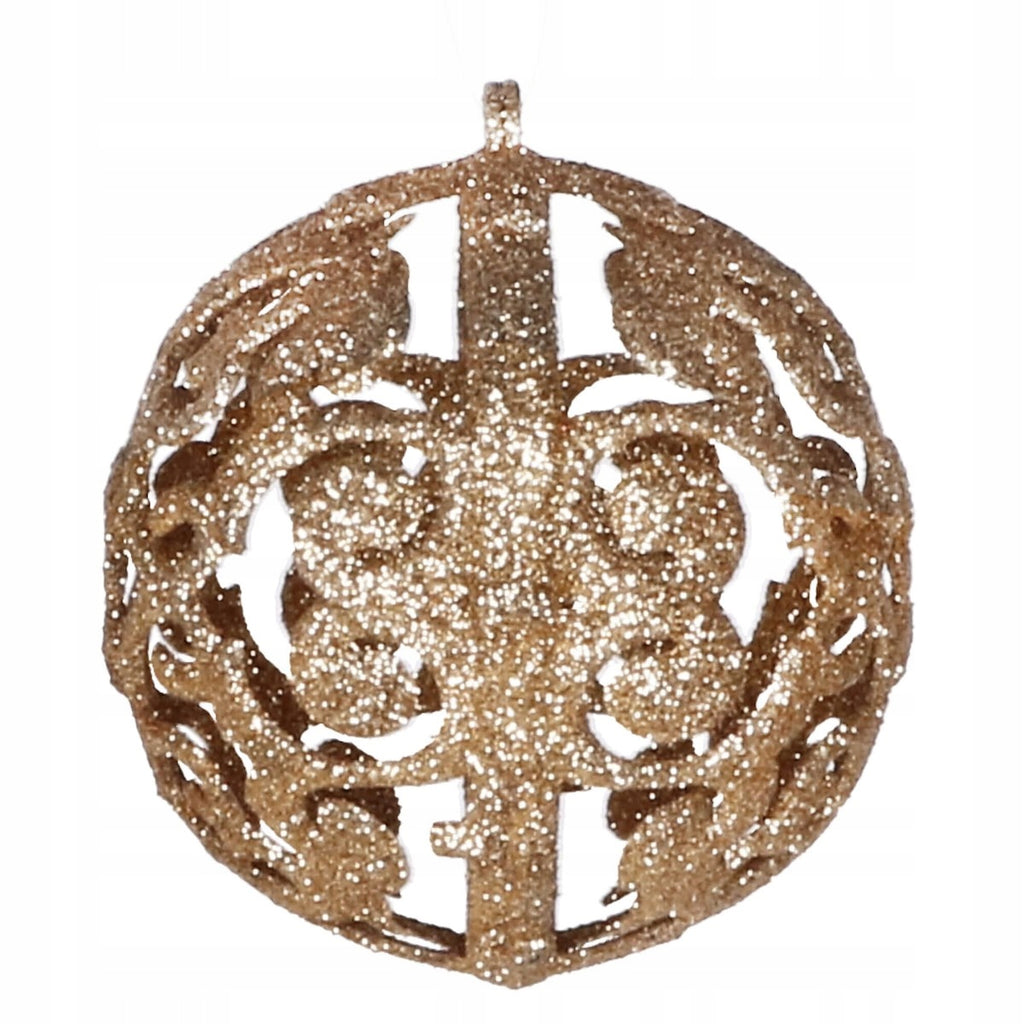 Set globuri si decoratiuni de Craciun, 101 piese, diverse dimensiuni, roz auriu