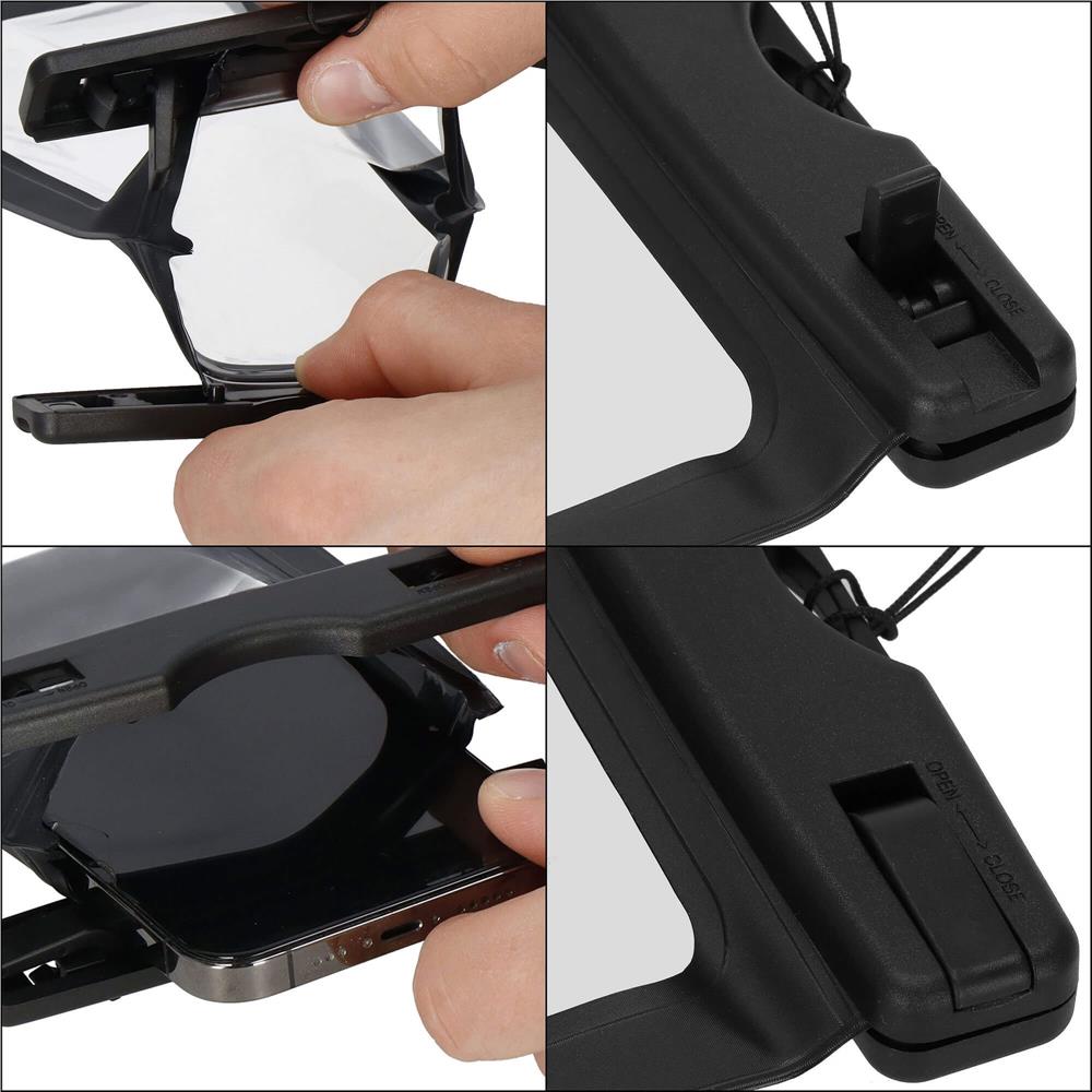 Husa telefon subacvatica waterproof impermeabila, universala, 205x115mm, cu snur