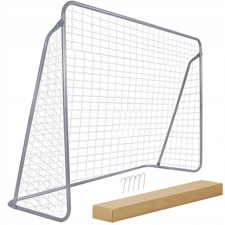 Poarta de fotbal din otel, 170x240cm, profil 32mm, cu elemente de fixare