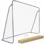 Poarta de fotbal din otel, 170x240cm, profil 32mm, cu elemente de fixare