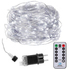(DL) Instalatie lumina decorativa cu 300 LED-uri, telecomanda, 30m, iluminare alba