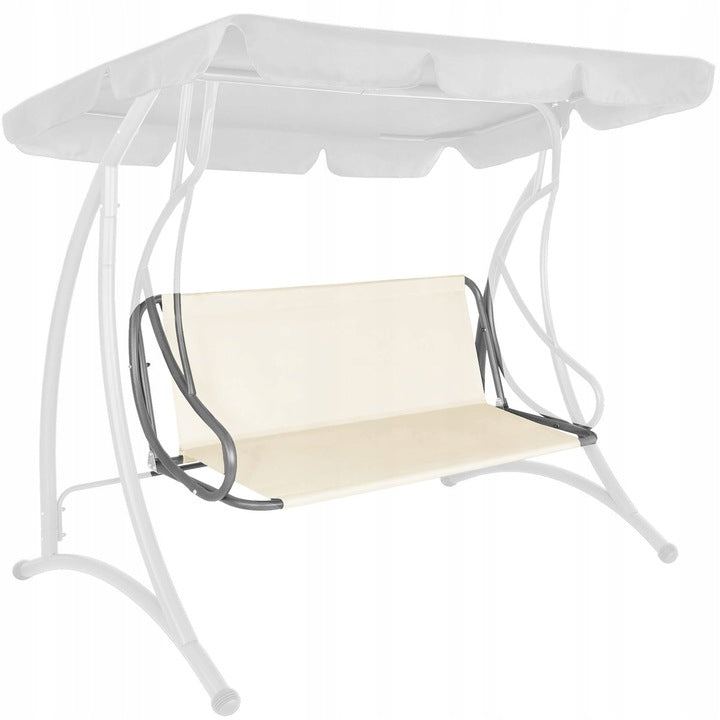 Husa din panza pentru leagan de gradina mare, sezut si spatar, 130x100cm, bej