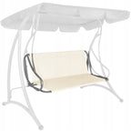 Husa din panza pentru leagan de gradina mare, sezut si spatar, 130x100cm, bej