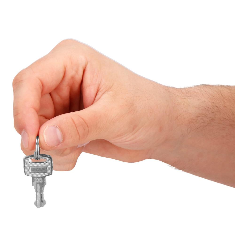 Caseta pentru bani tip cutie de valori, compartimentanta, cu cheie, metal, 30x24x9cm, negru