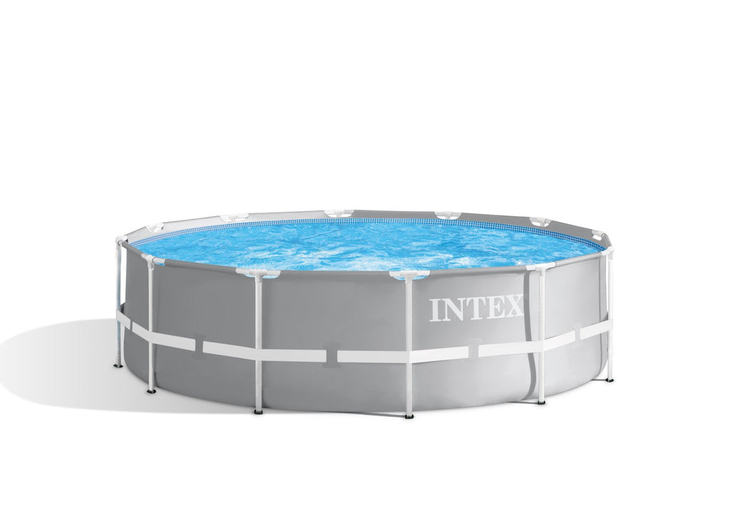 Piscina cadru metalic Intex Prism Frame, 366x99cm, 9.000 litri, cu pompa de filtrare si scara