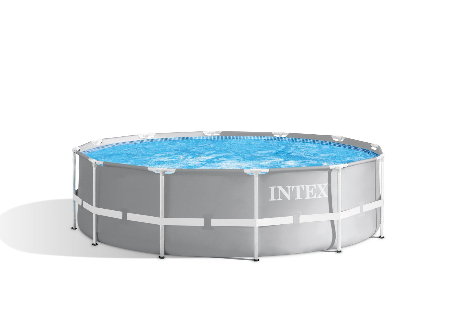 Piscina cadru metalic Intex Prism Frame, 366x99cm, 9.000 litri, cu pompa de filtrare si scara