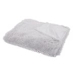 Patura pufoasa si calduroasa pentru 2 persoane, 200x220cm, gri deschis