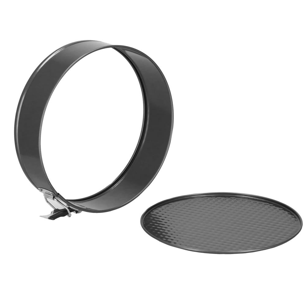 Set 3 forme de copt, 27, 25 si 23 cm, cu fund detasabil, gri