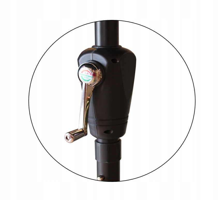 Umbrela terasa gradina, cu inclinare si husa, 300cm, Verde