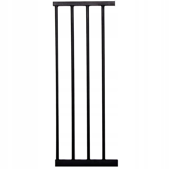 Poarta de siguranta Safety Gate pentru scari, ajustabila 111-117 cm, din otel si lemn, negru maro