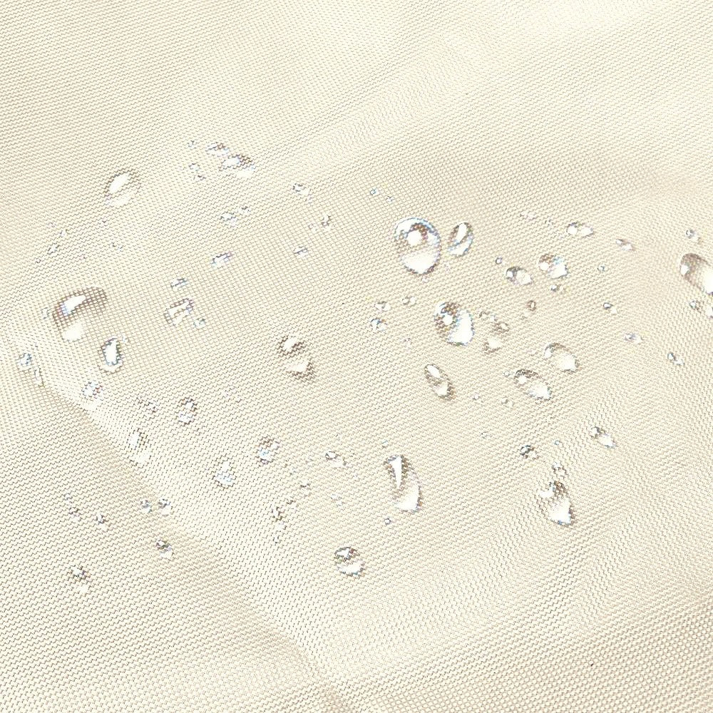 Prelata solara triunghiulara 300x300x300 cm, impermeabila, protectie UV, poliester 180g/mp, bej