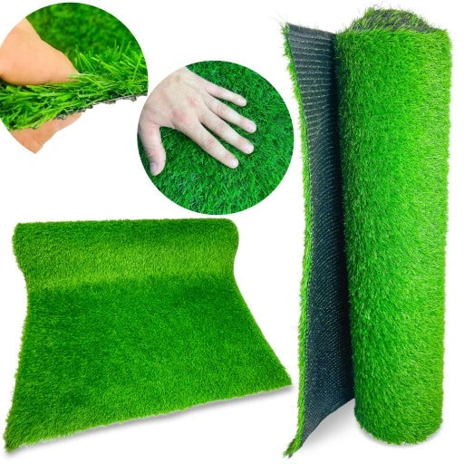 Covor Iarba Artificiala, Tip Gazon, Verde, 20 mm, 10 mp, 200×500 cm