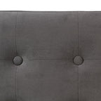 Taburet dublu pliabil Atmosphera Lysandre, MDF si poliester, 76x38x38 cm, gri