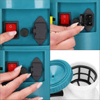 Pompa de stropit electric rucsac 16L, cu acumulator, 6 duze, lance telescopica si presiune reglabila