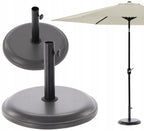 Suport baza pentru umbrele de gradina, din beton, 45 cm diametru, 16kg, gri
