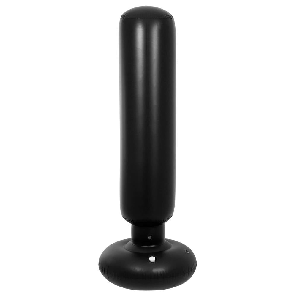 Sac de box gonflabil pentru copii, Inaltime 160 cm, PVC, Negru