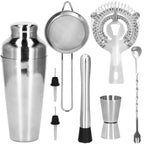 Set Cocktail Shaker Kit pentru barmani 550ml, KI23, 8 piese