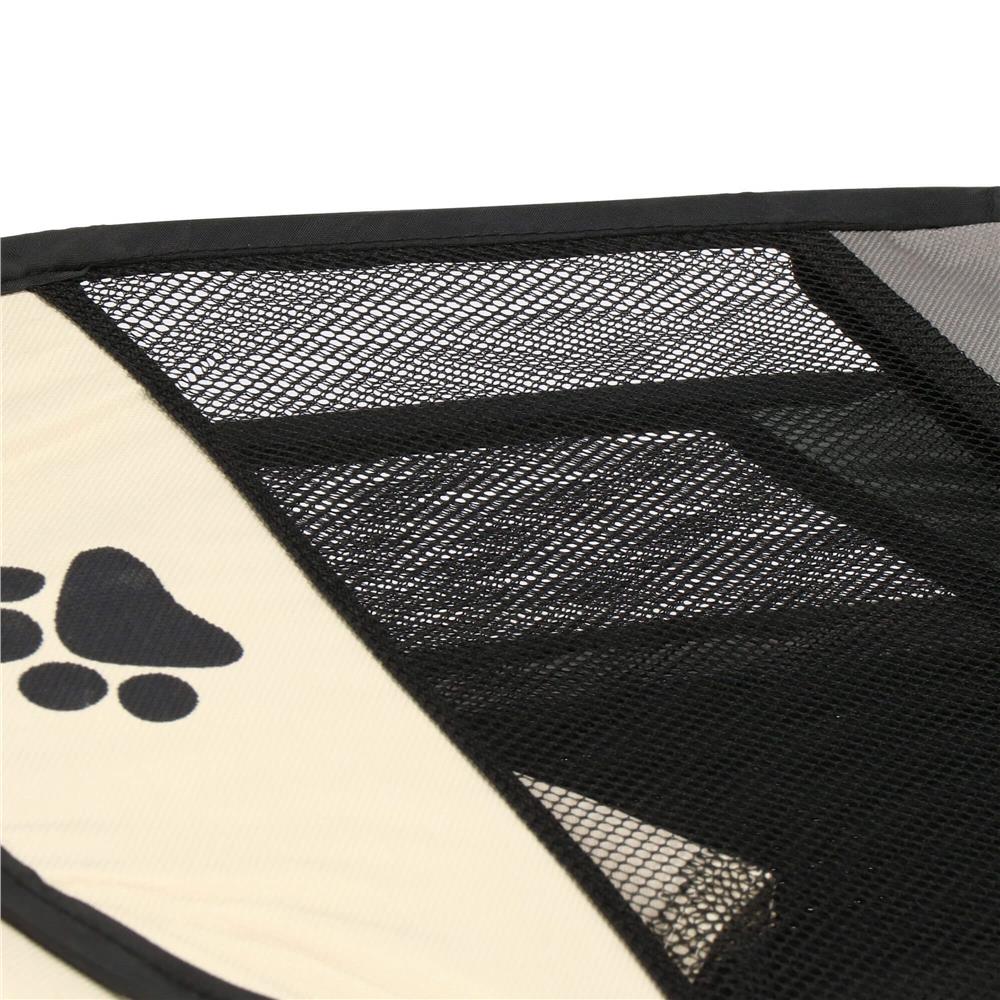 Tarc pliabil pentru animale de companie, diametru 73cm, gri crem