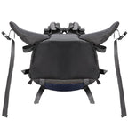 Rucsac tactic militar pentru drumetie, cu husa de ploaie, 90 litri, 25 kg, 74x32x20 cm, gri albastru