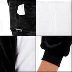 Pijama tip salopeta pentru copii, model panda, marime 125-140cm