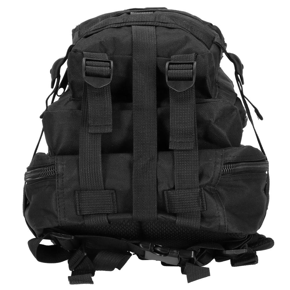 Rucsac militar pentru drumetie, impermeabil, ultra usor, 4 compartimente, culoare negru
