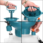 Pompa de stropit manual 8L cu lance reglabila 63 cm, 2 duze si curea de umar