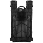 Rucsac militar pentru drumetie, impermeabil, ultra usor, 4 compartimente, culoare negru