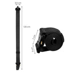 Curea centura Tactical Combat pentru barbati 3.5 x 125 cm, rezistent, negru