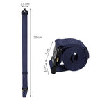Curea centura Tactical Combat pentru barbati 3.5 x 125 cm, rezistent, albastru inchis